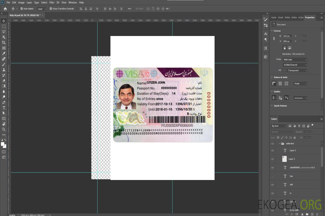 Visa IRAN template Visa IRAN template